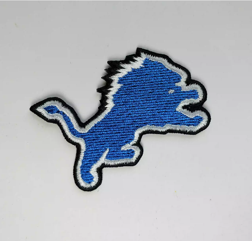 Detroit Lions Logo Iron-on Patch 5.5cmx6.8cm